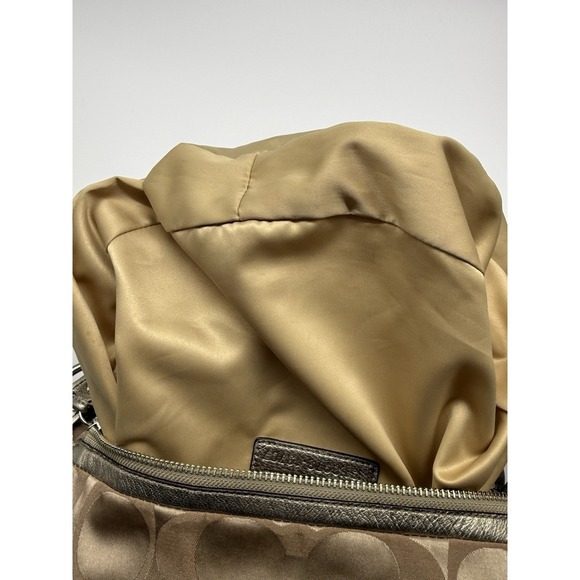 COACH Signature Large Tan Hobo Shoulder Bag 12676 - Picture 16 of 16